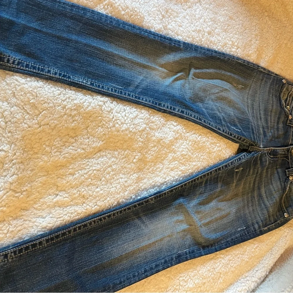 Miss Me low rise skinny embroidered flap pocket jeans size 30 - Picture 7 of 10